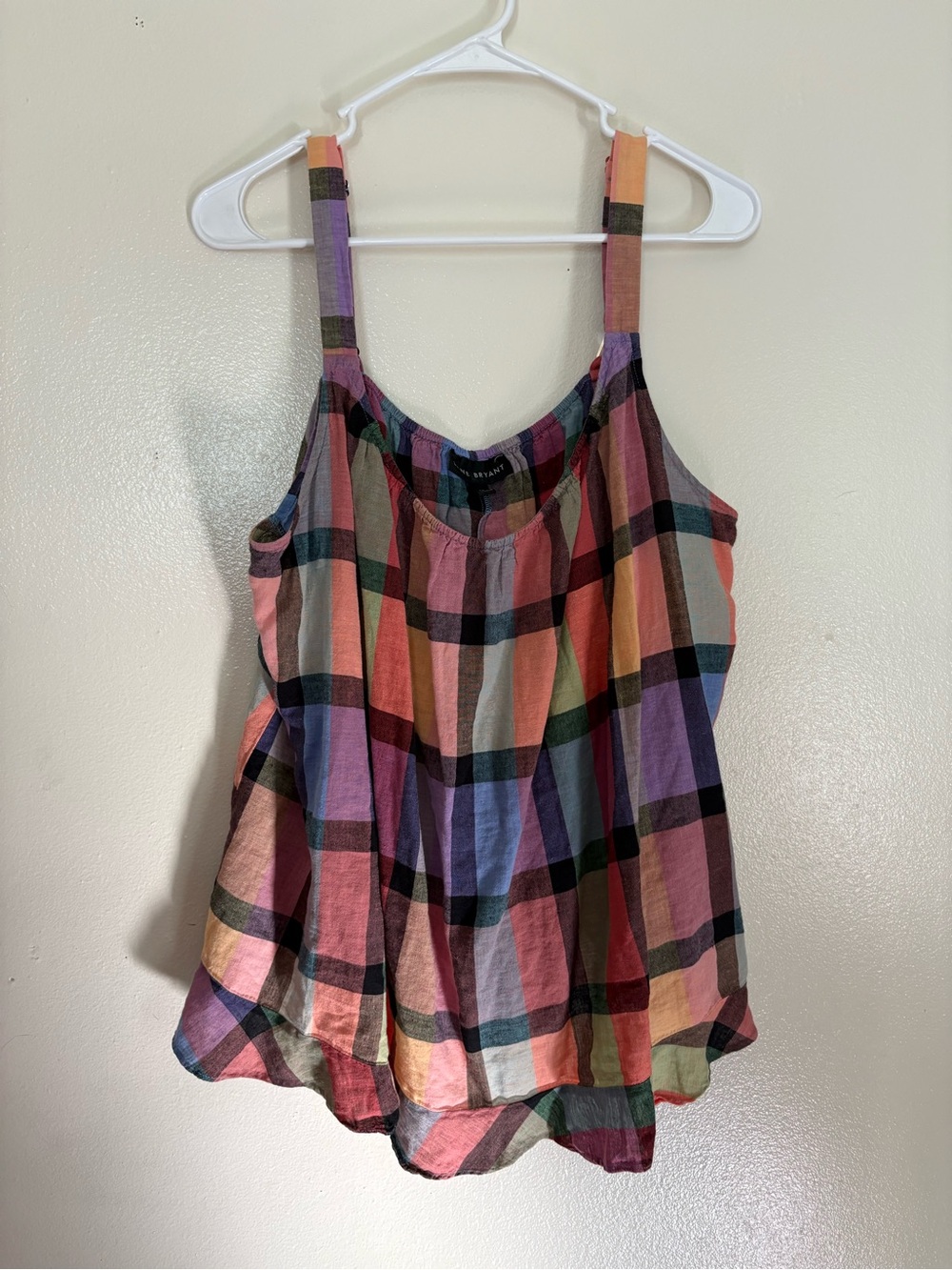 Lane Bryant Plaid Tank Top